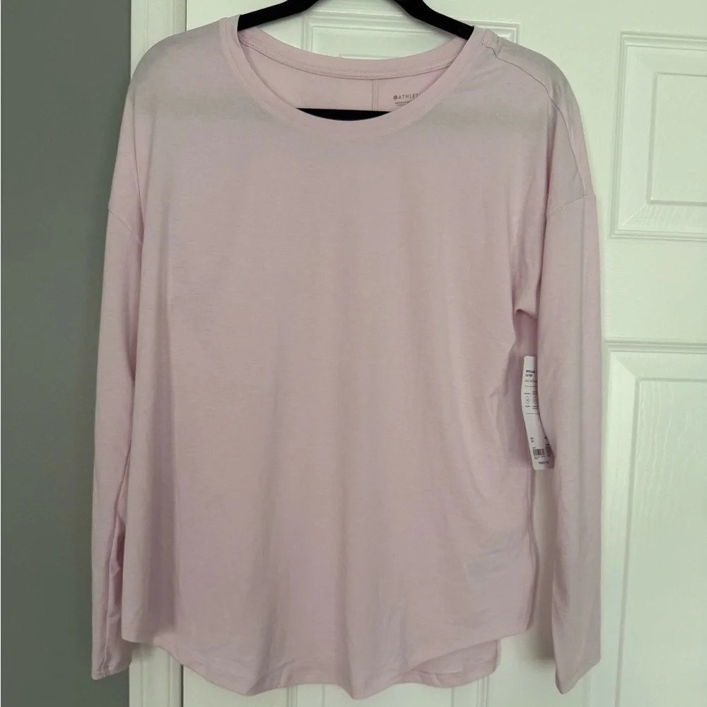 Athleta women’s with ease 2.0 pink top - Picture 1 of 4